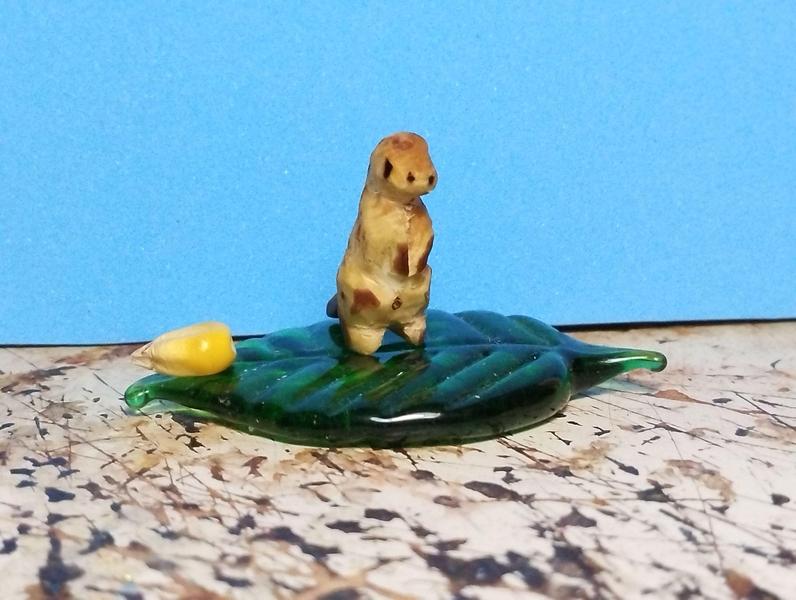 Un petit suricate en bois