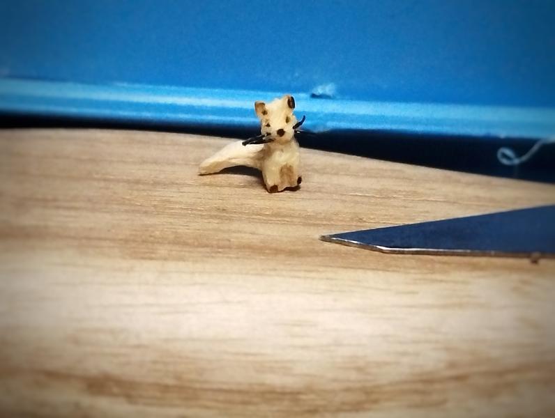 Mini sculpture de chat