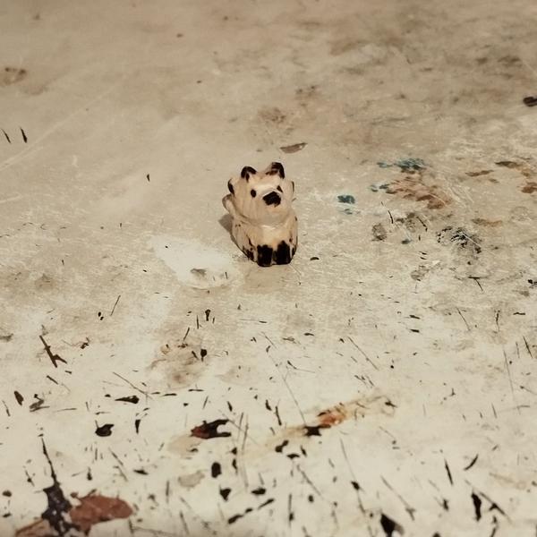 Un petit renard en bois, proportions chibi