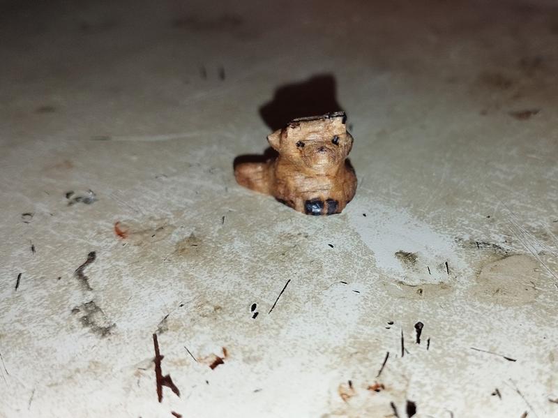 Un petit renard en bois 