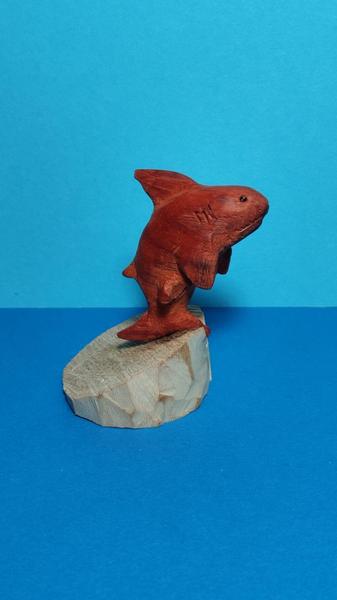 Le requin de profil