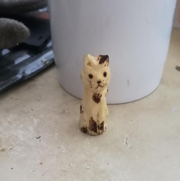 Sculpture de chat 