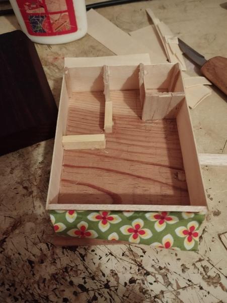 Début d'une maquette d'un lieu